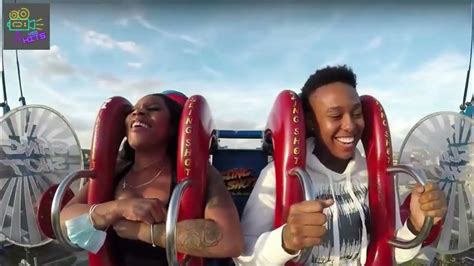 Slingshot ride titties - Credit: Thorpe Park. Speaking to The Sun, Ellie Scott, 27, reported how her size 38E breasts caused her visit to Thorpe Park, found in Surrey, England, to become completely unenjoyable, causing a ...